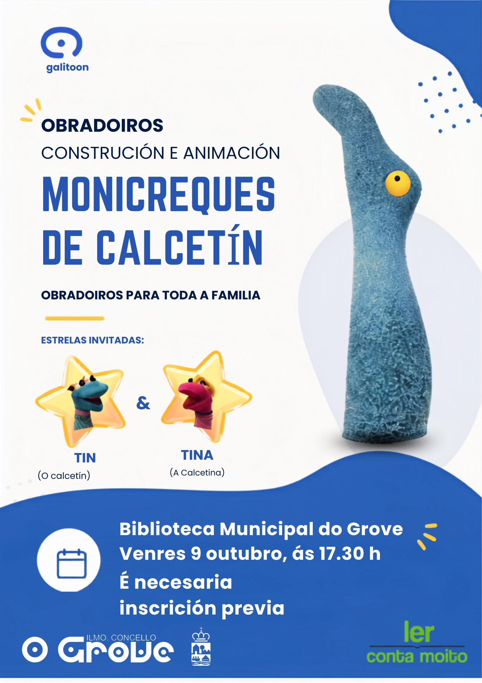 cartel calcetín
